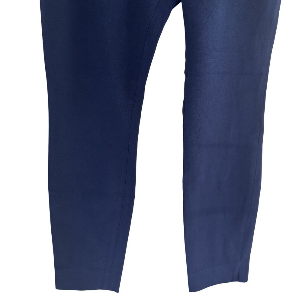 Ted Baker Women's Navy Blue Skinny Stretch Ankle Grazer Pants Size 1 (US 4) - Picture 4 of 12